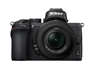 Nikon Z50 + Z DX 16-50mm Mirrorless Camera Kit (209-point Hybrid AF, High speed image processing, 4K UHD movies, High Resolution LCD Monitor) VOA050K001