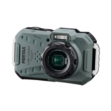 PENTAX WG-1000 waterproof digital compact camera, designed for casual outdoor and underwater photography, waterproof to a depth of 15 meters, for up to one hour of continuous operation